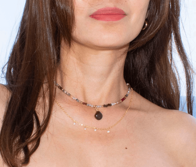 Collier chocolat