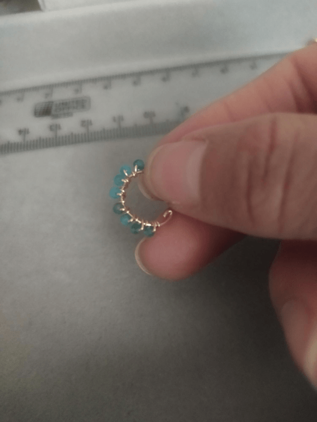 Cuff Apatit blue