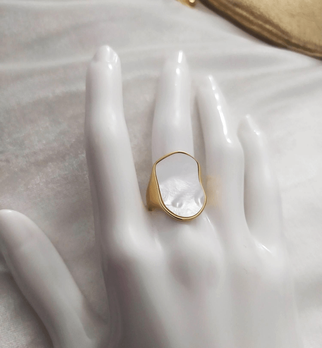 Bague Yailin blanche