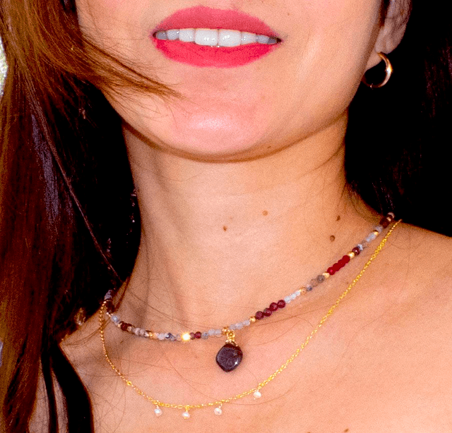 Collier chocolat
